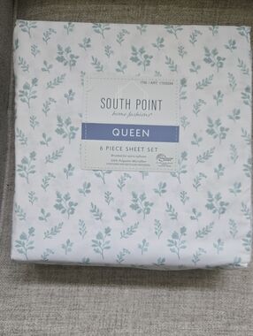 South Point Queen Sheet Set in Light Blue Floral ,We HAVE THIS 2 Different Color